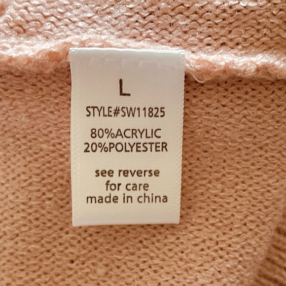 Off the Shoulder Sweater, Size Large - NWT - Picture 4 of 4